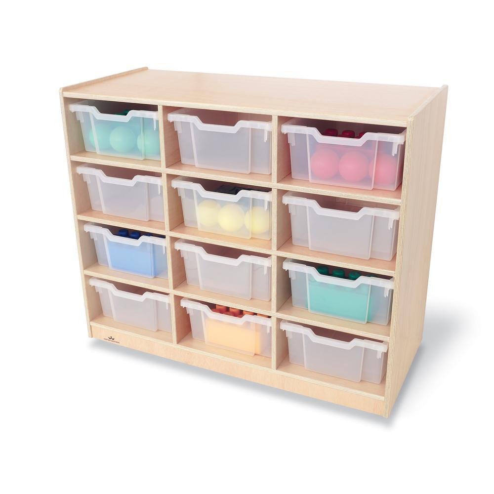 12 Tray Mobile Storage Cabinet. Picture 2