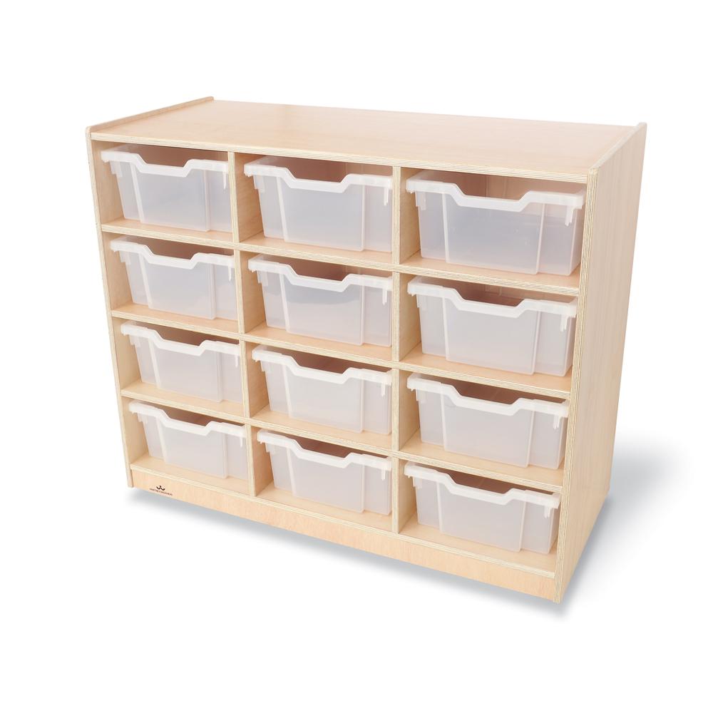 12 Tray Mobile Storage Cabinet. Picture 1