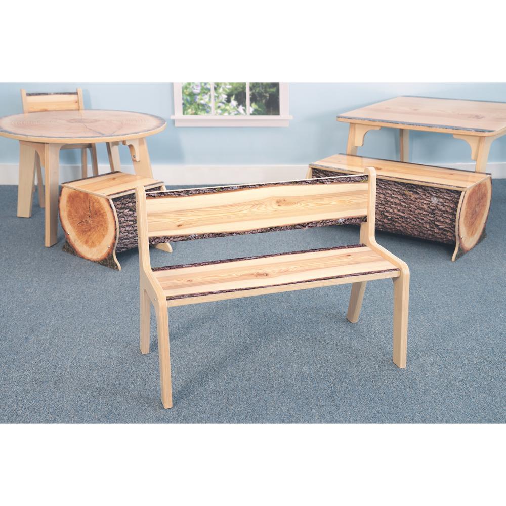 Nature View Live Edge Bench 14H. Picture 3