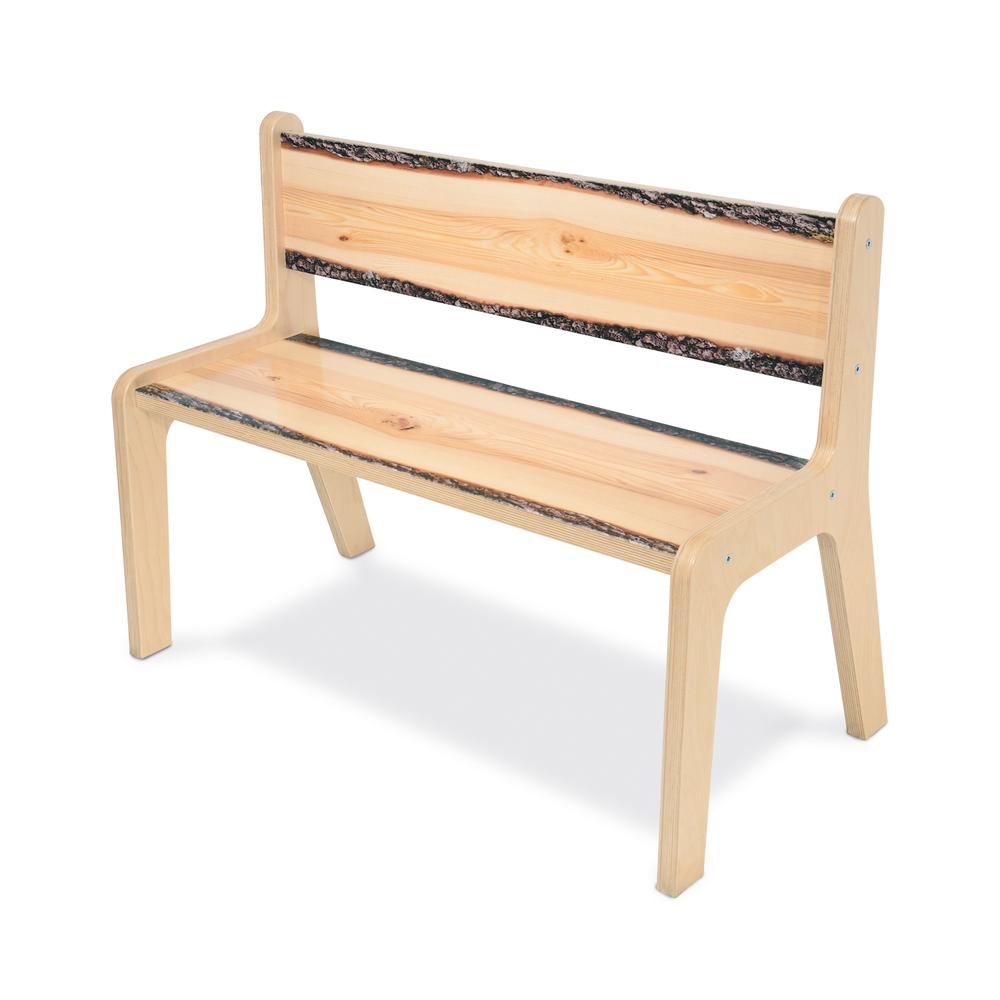 Nature View Live Edge Bench 14H. Picture 1