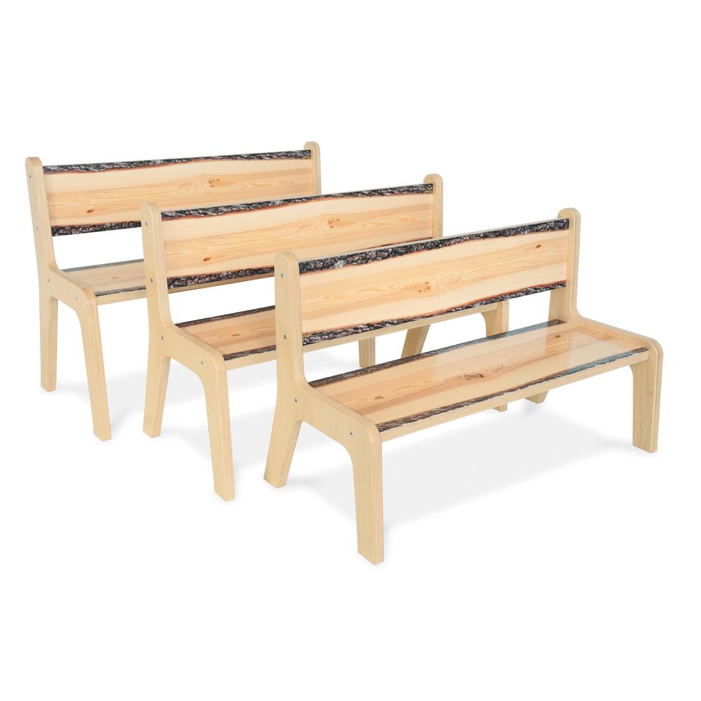 Nature View Live Edge Bench 14H. Picture 5