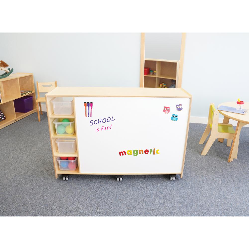 Magnetic Write and Wipe Mobile Cabinet. Picture 3