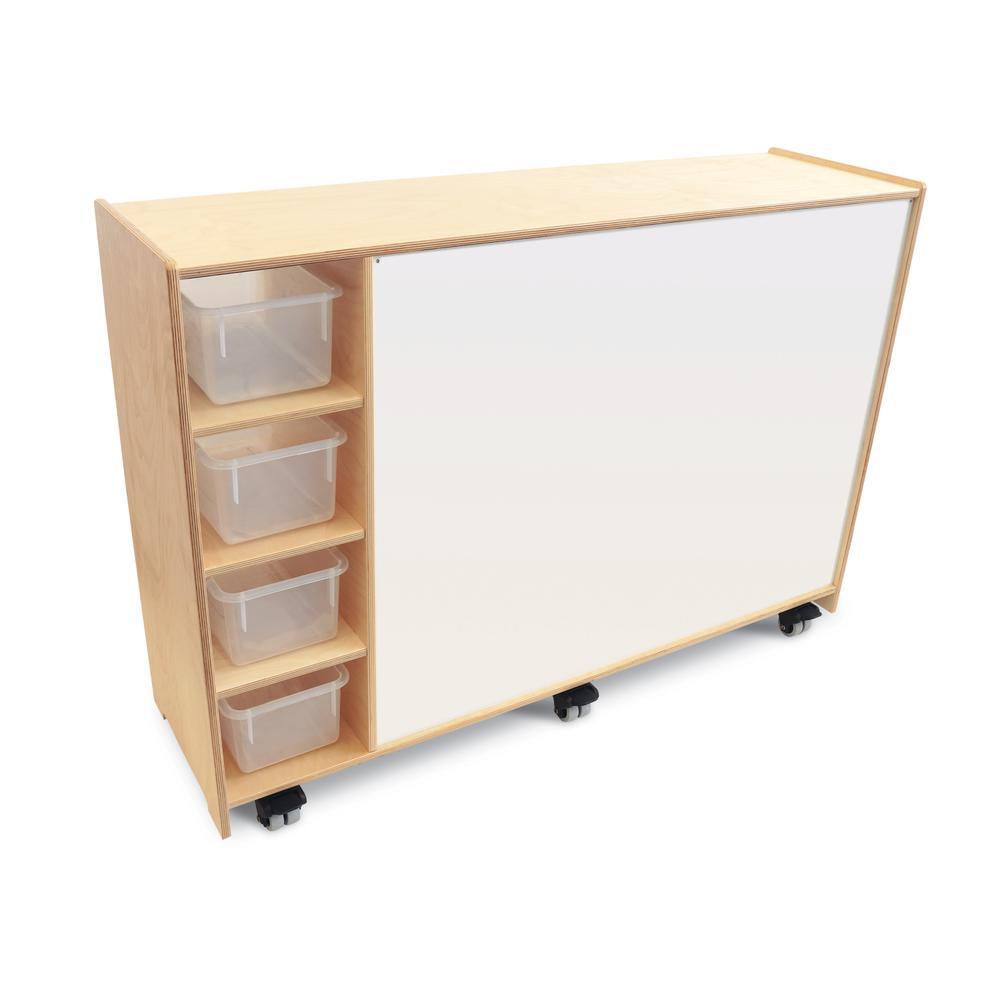 Magnetic Write and Wipe Mobile Cabinet. Picture 2