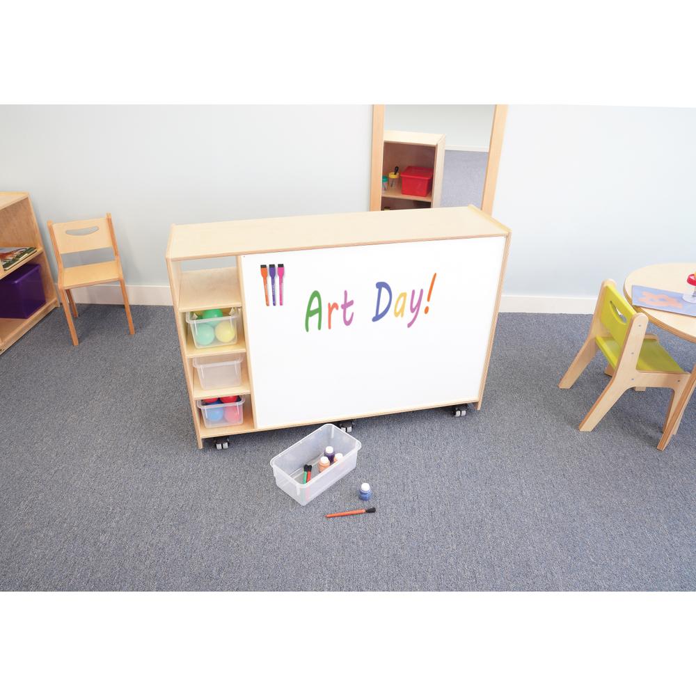 Magnetic Write and Wipe Mobile Cabinet. Picture 5