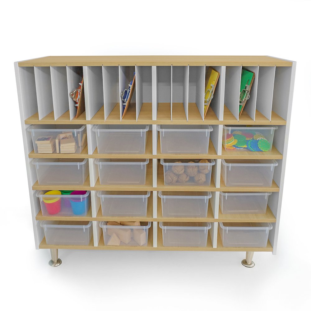 Classroom Organizer in Brown and White Color. Picture 2