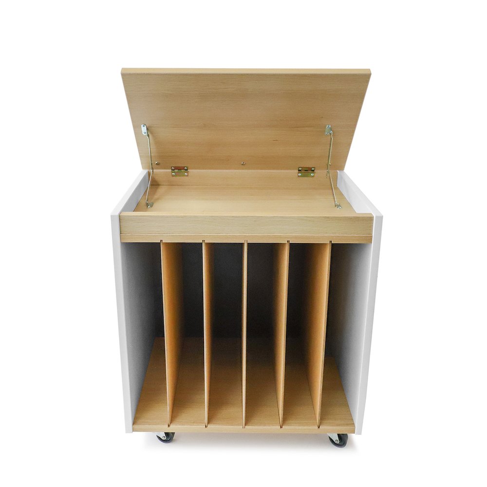 Mobile Big Book Holder in Brown and White Color. Picture 8