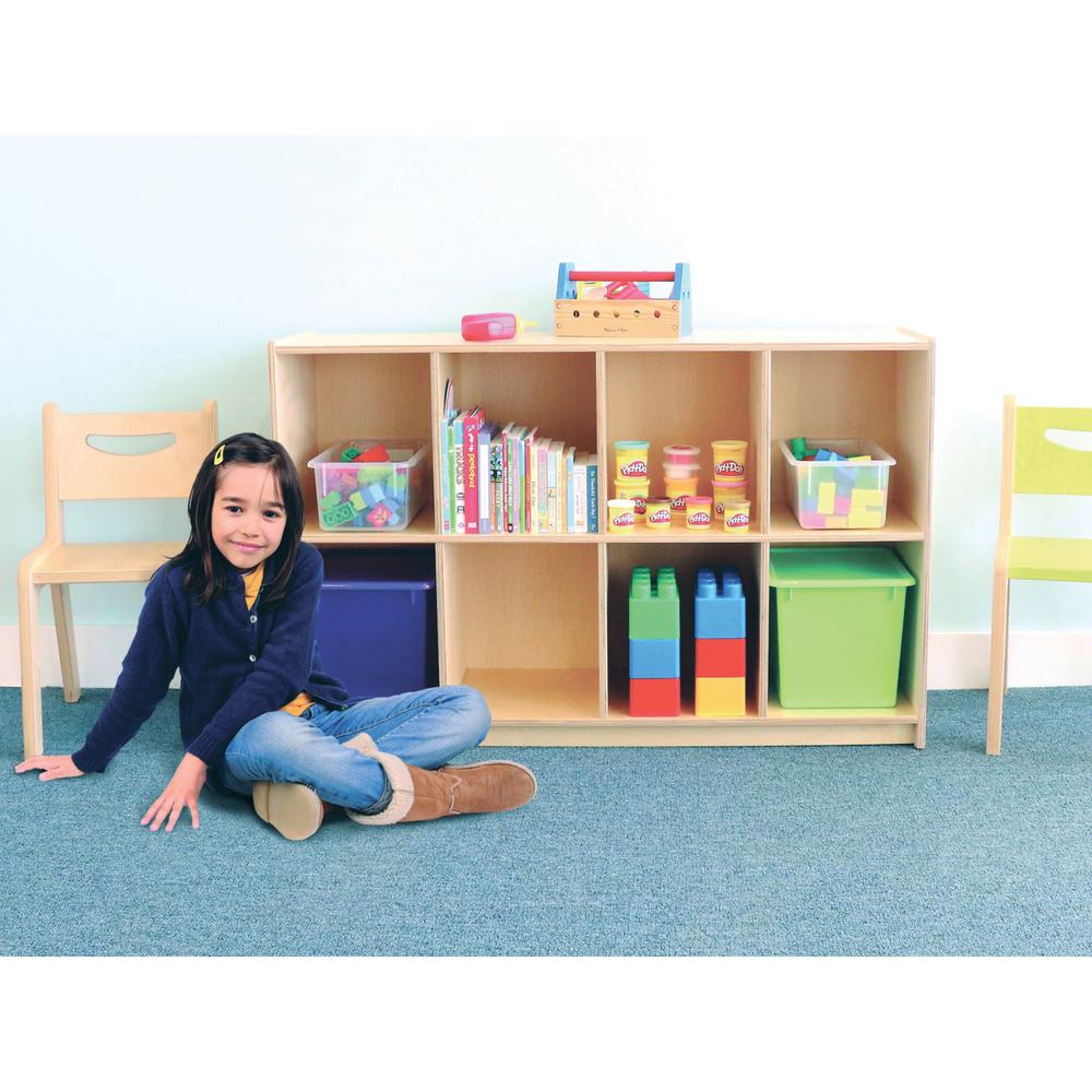 Eight Cubby Backpack Storage Cabinet. Picture 4
