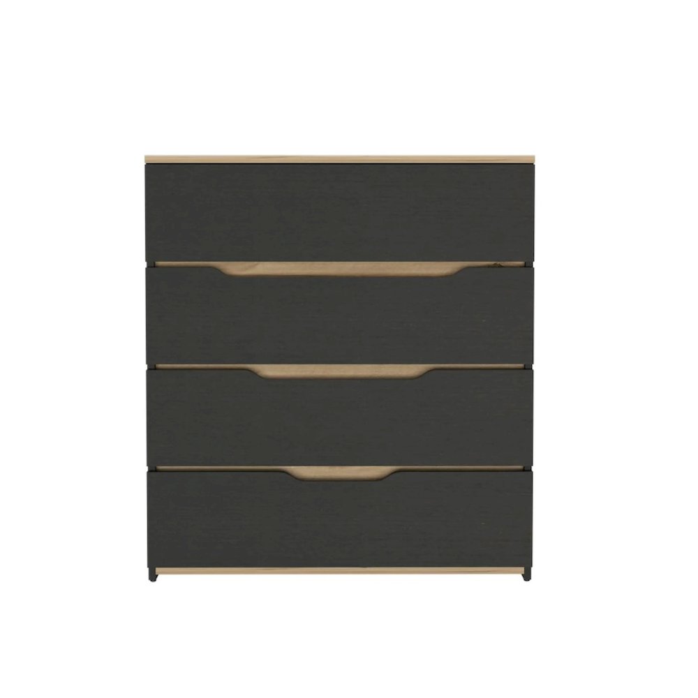 Zoe Dresser Black / Light Oak MDF. Picture 1