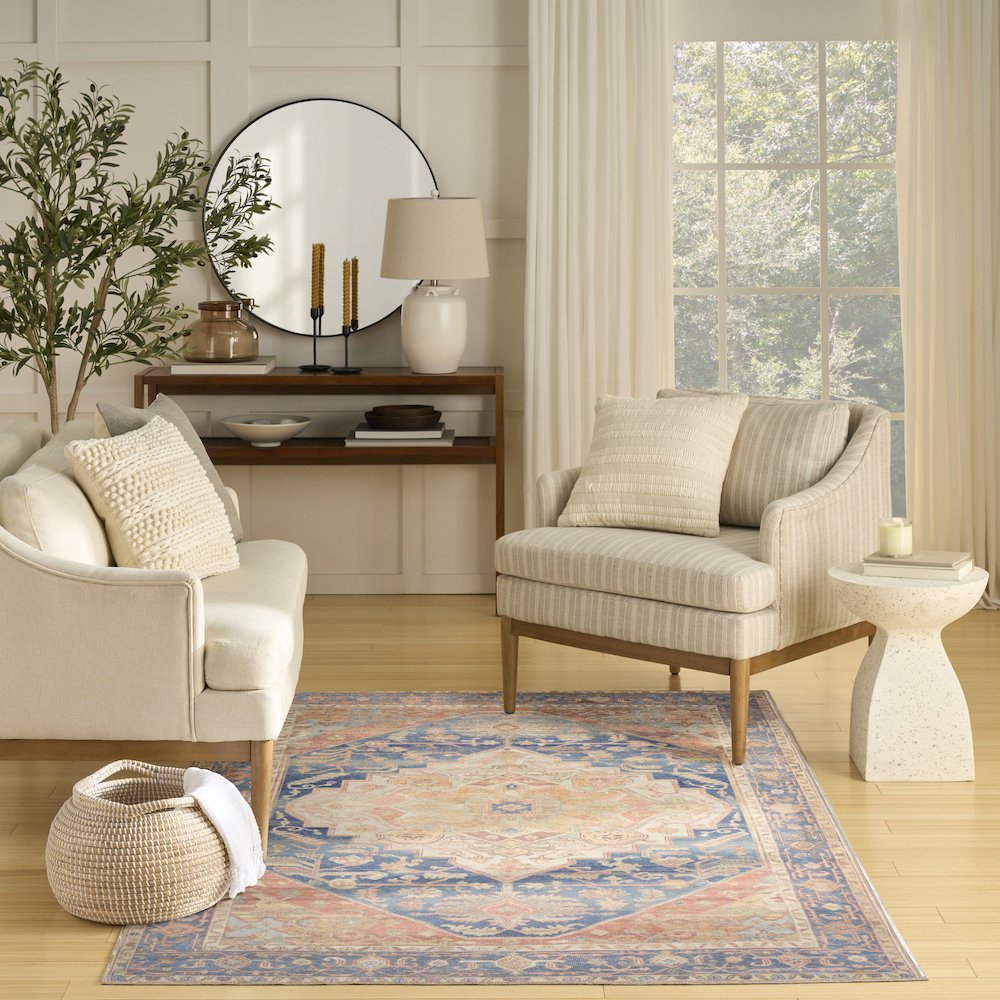Nourison Home Vintage Washables Area Rug. Picture 9