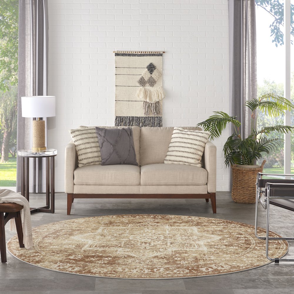 Nourison Home Astra Machine Washable Area Rug. Picture 9