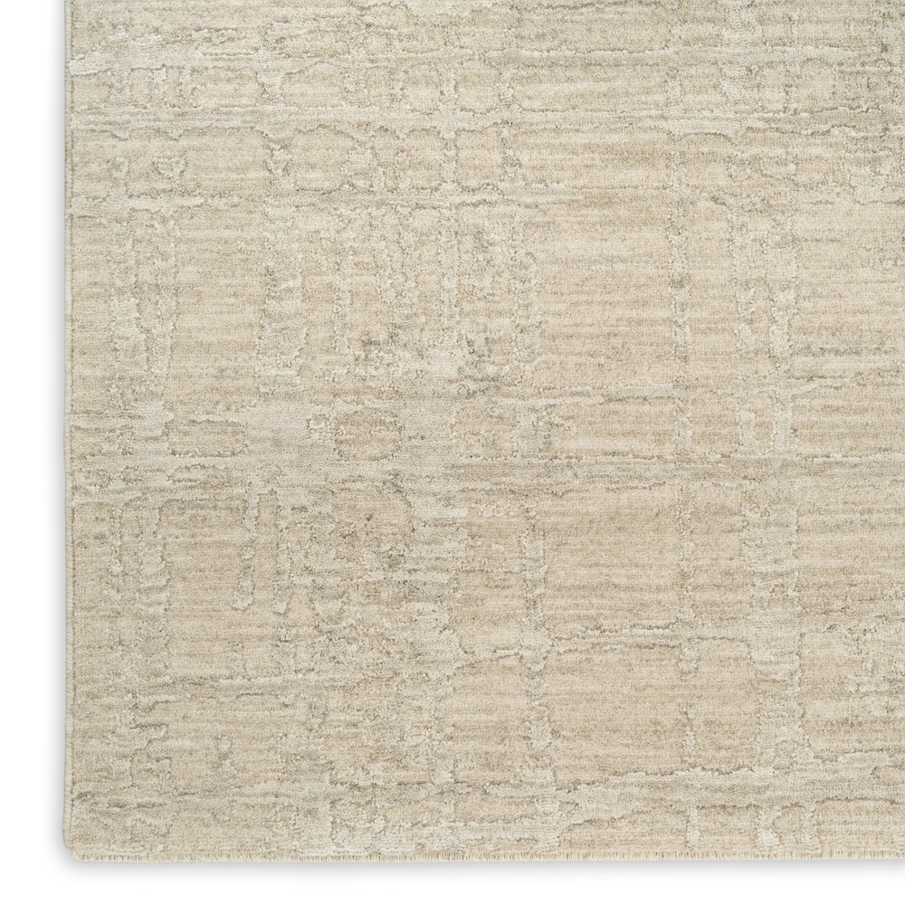 Latitude Area Rug, Ivory Beige, 9' x 12'. Picture 4