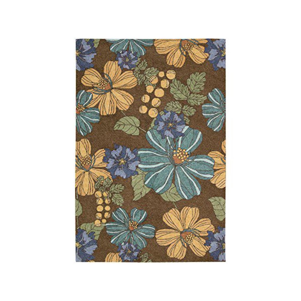 South Beach Rectangle Rug By, Chocolate, 8' X 10'6". Picture 1