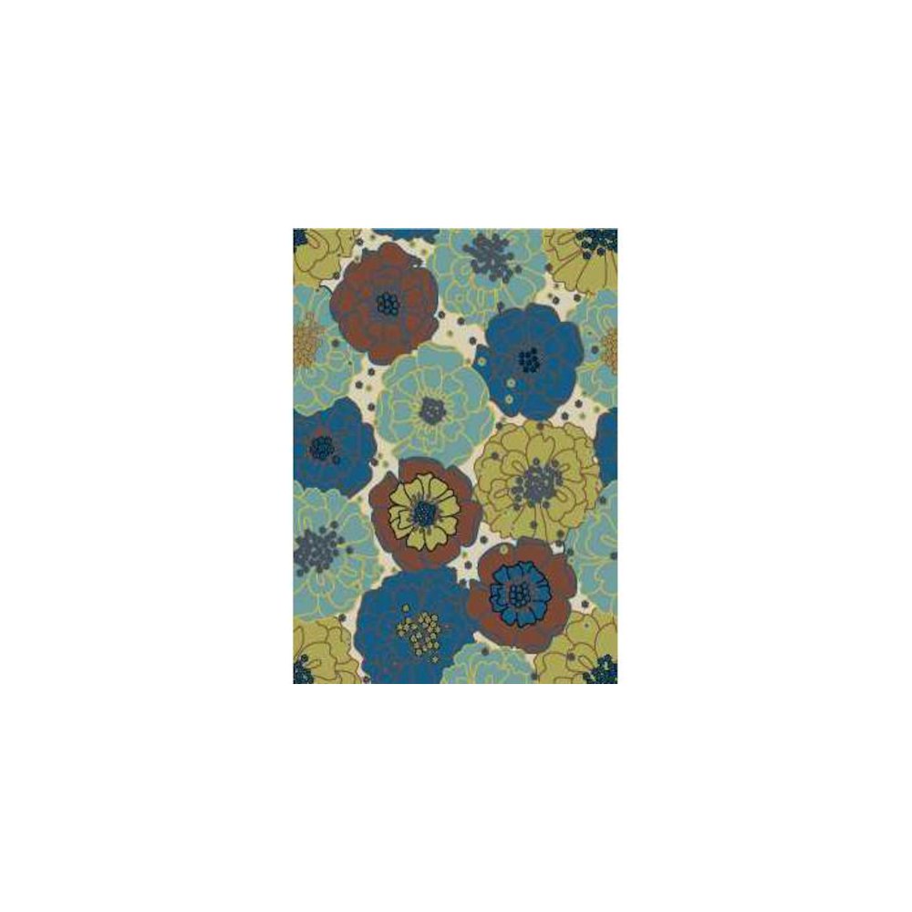 Home & Garden Area Rug, Light Blue, 10' x 13'. Picture 1