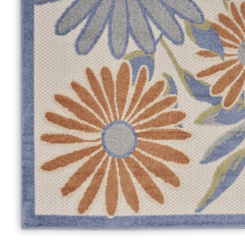 Aloha 9' x 12' Beige Multicolor Contemporary Rug. Picture 6