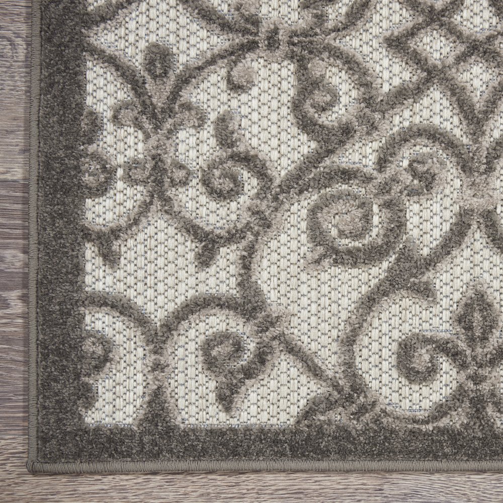 ALH21 Aloha Grey/Charcoal Area Rug- 7'10" x 10'6". Picture 5