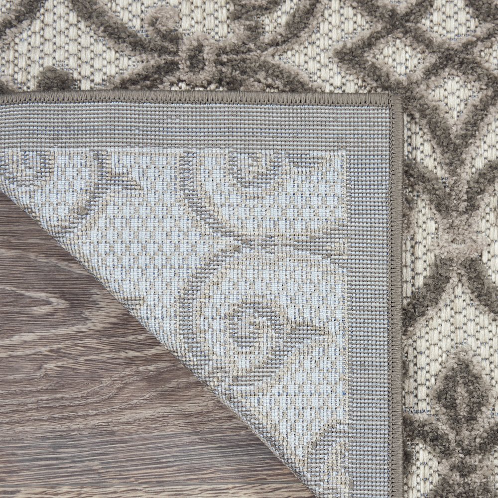 ALH21 Aloha Grey/Charcoal Area Rug- 7'10" x 10'6". Picture 4