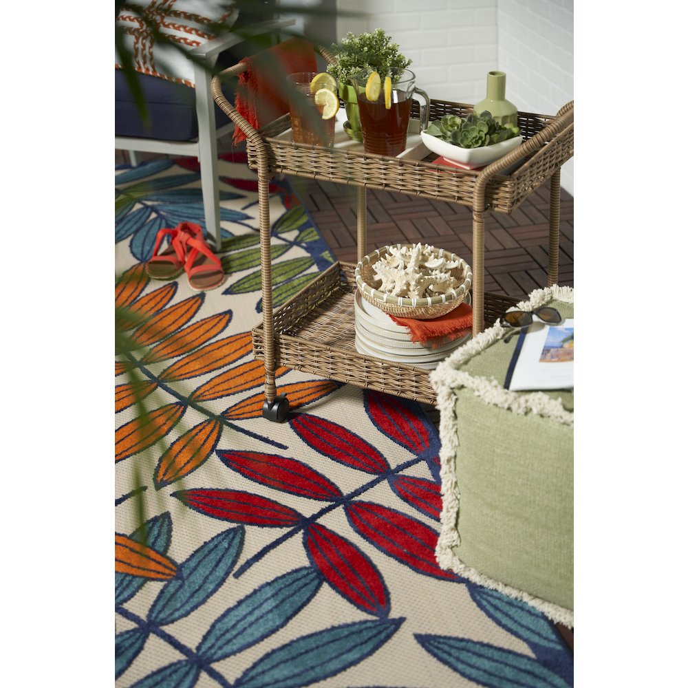 Tropical Rectangle Area Rug, 6' x 9'. Picture 13