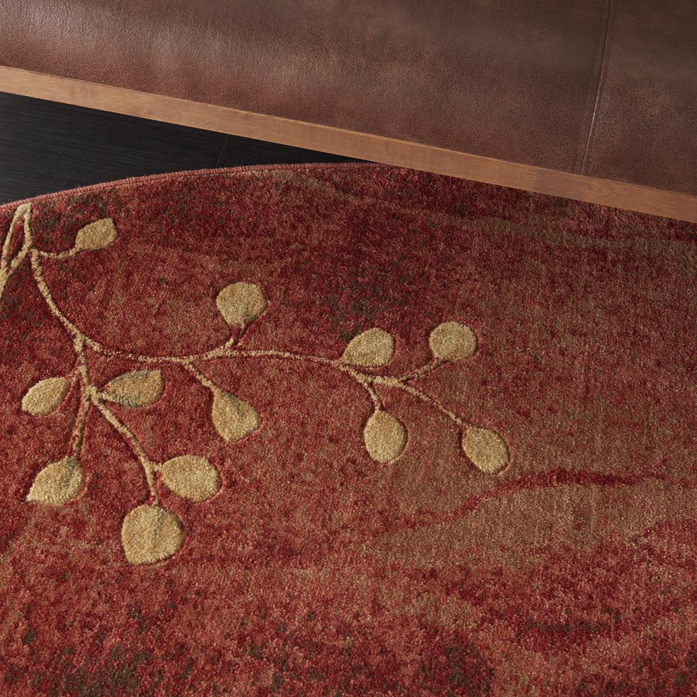 Rustic Round Area Rug, 6' x Round. Picture 9