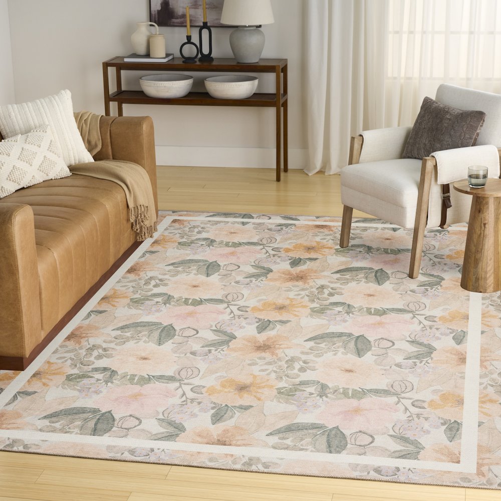 Nourison Home Botanical Washables Area Rug. Picture 2
