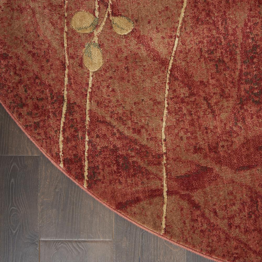 Rustic Round Area Rug, 6' x Round. Picture 5