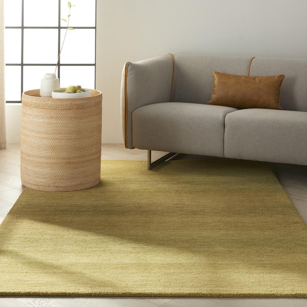 Calvin Klein Linear Glow 7'9 x 10'10 Verbena Area Rug. Picture 2