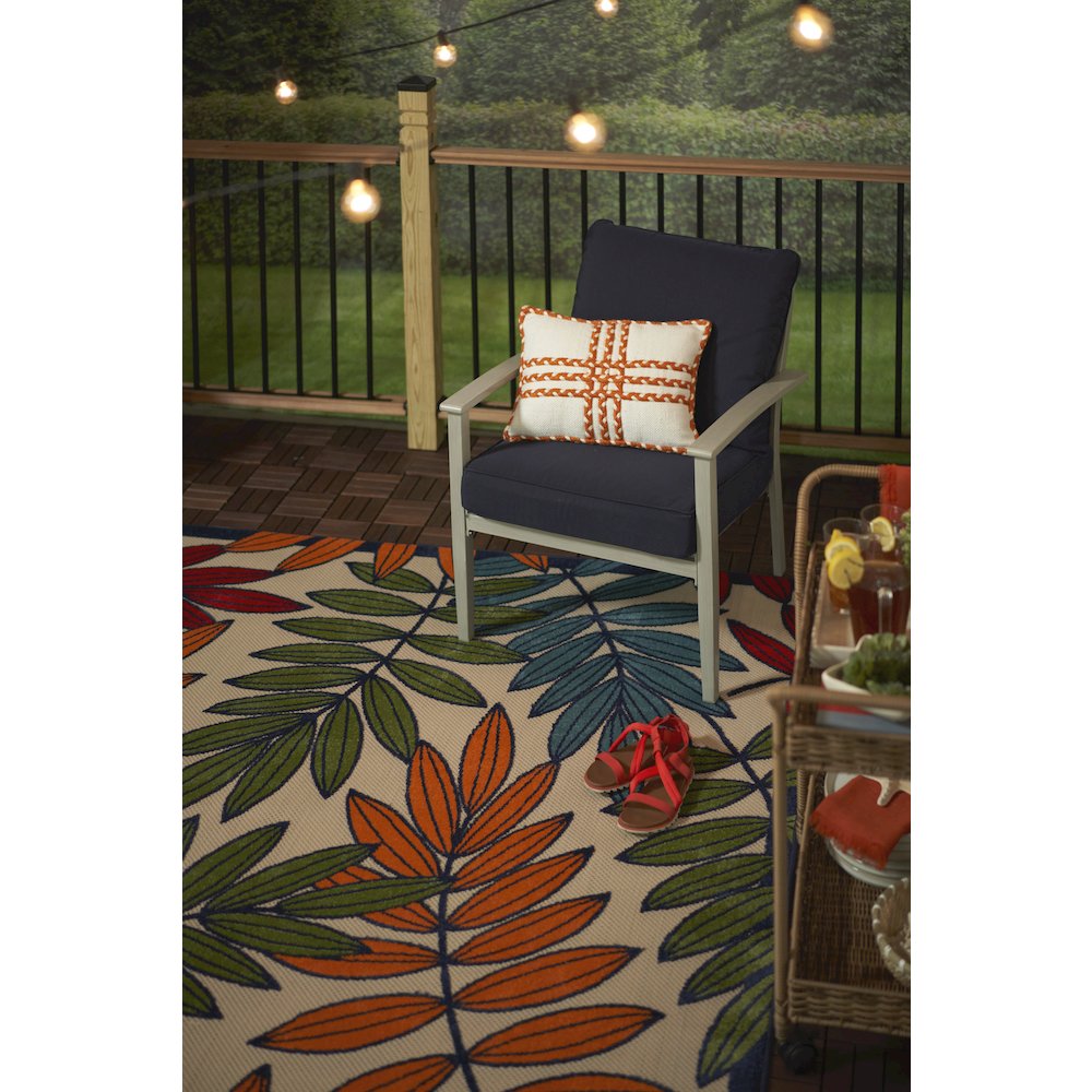 Tropical Rectangle Area Rug, 6' x 9'. Picture 12