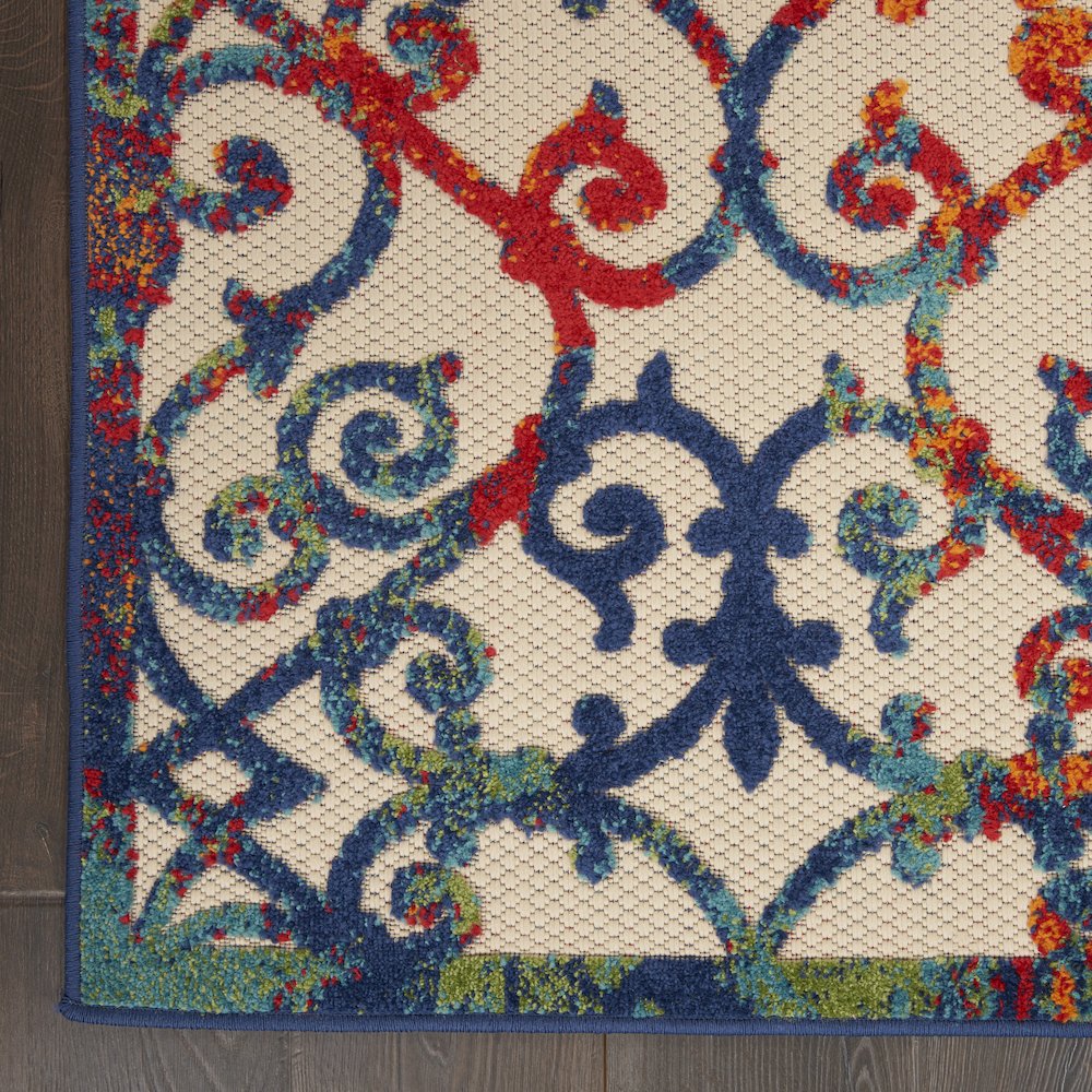 Aloha Area Rug, Multicolor, 7' x 10'. Picture 5