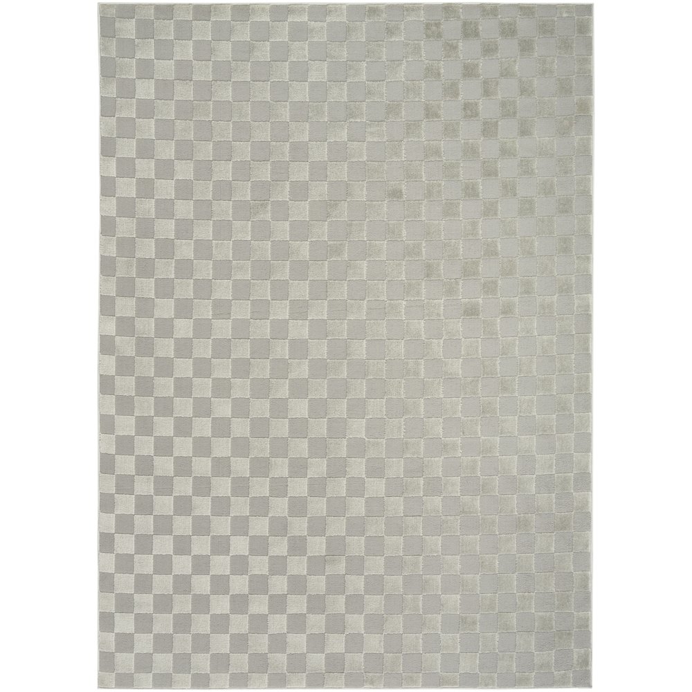 Serenity Home 5'3" x 7'3" Grey Modern Indoor Rug. Picture 1