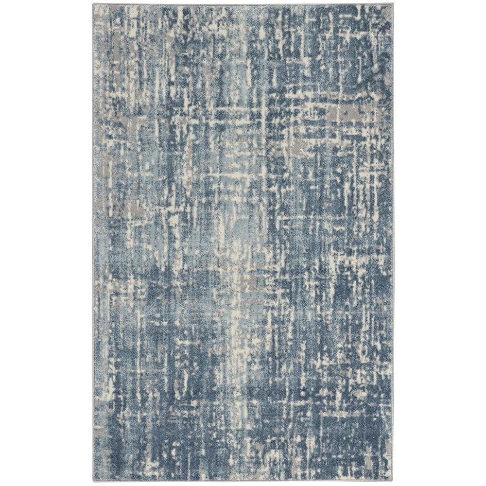 Calvin Klein CK005 Enchanting 2' x 3' Seaglass Ivory Modern Indoor Rug. Picture 1
