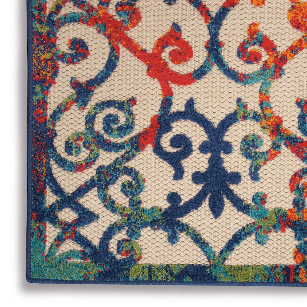 Aloha Area Rug, Multicolor, 7' x 10'. Picture 6