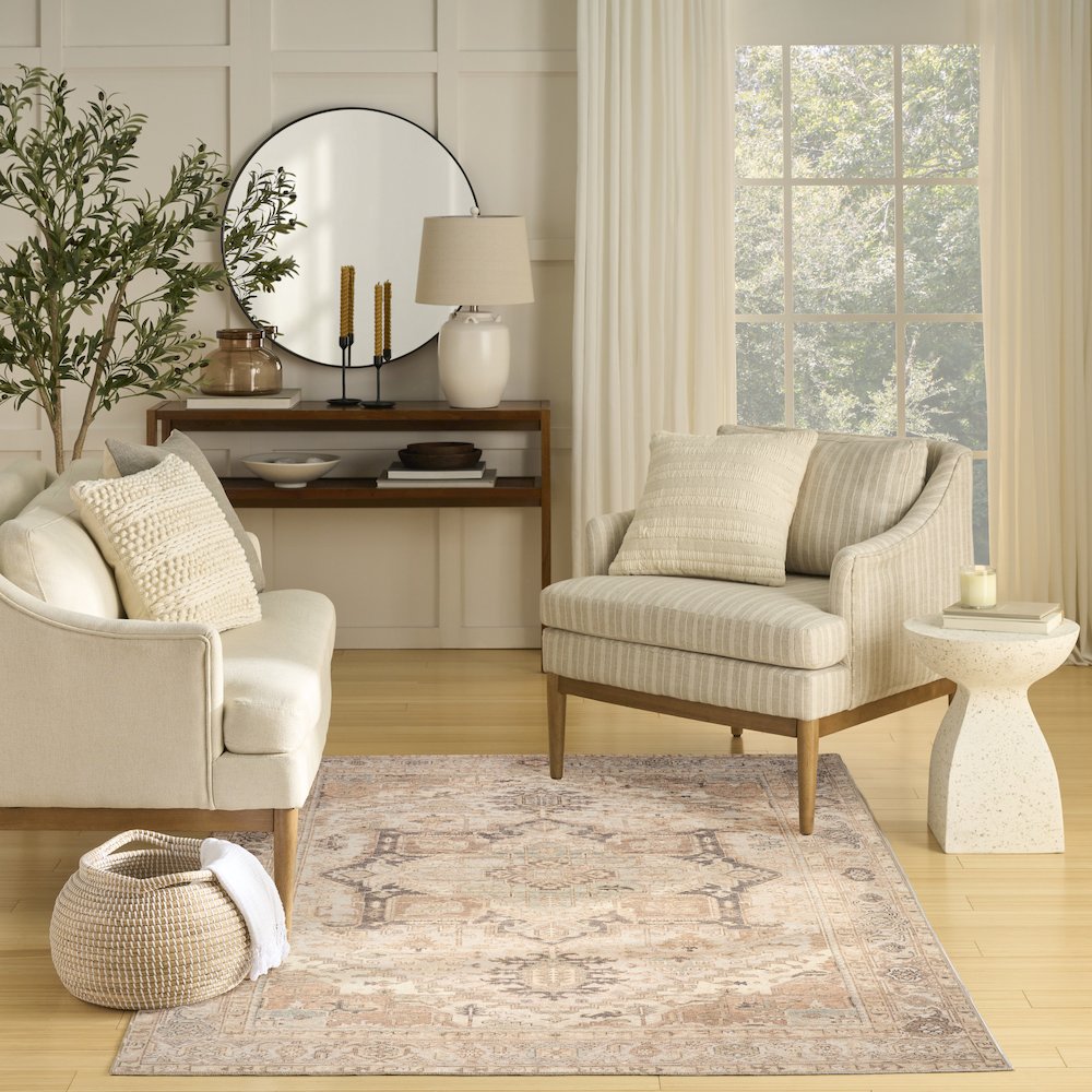 Nourison Home Vintage Washables Area Rug. Picture 9
