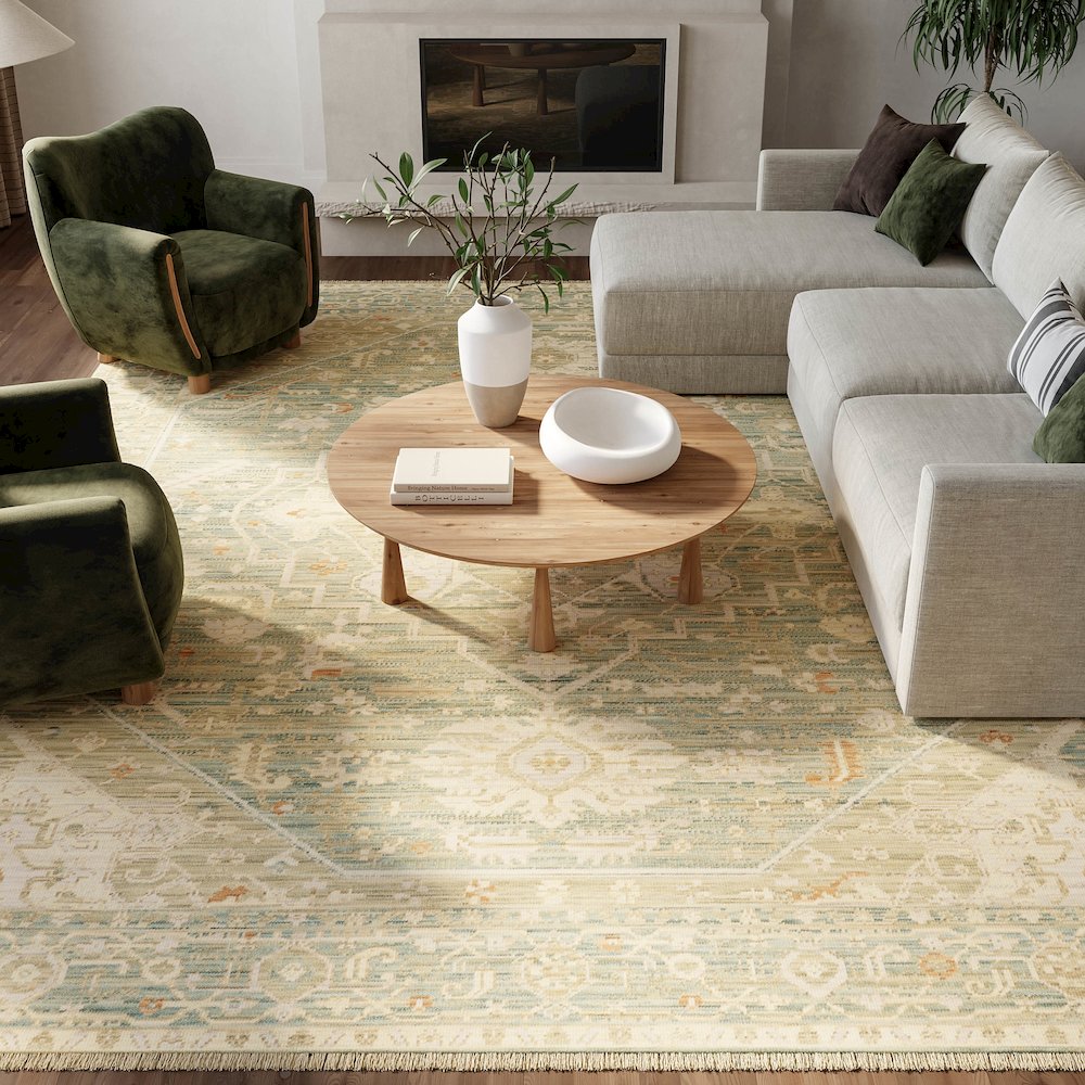 Nourison Home Antique Bloom Area Rug. Picture 9