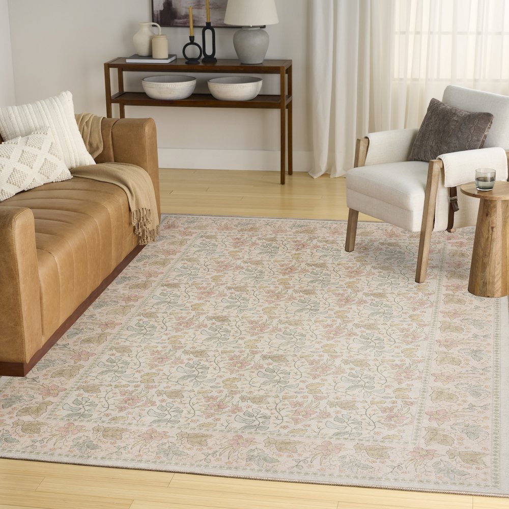 Nourison Home Botanical Washables Area Rug. Picture 2