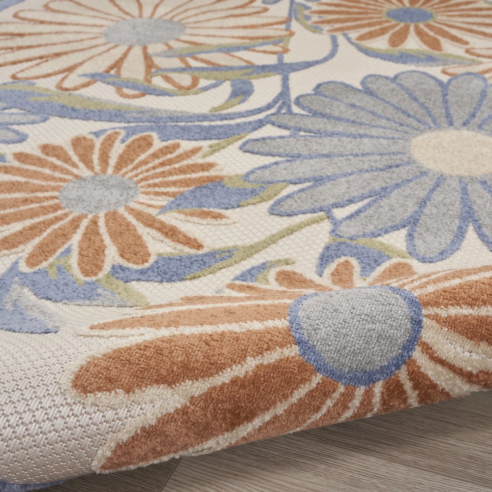Aloha 9' x 12' Beige Multicolor Contemporary Rug. Picture 3