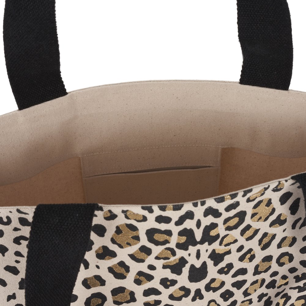 Handbags & Crossbody Leopard Blk Gold. Picture 6