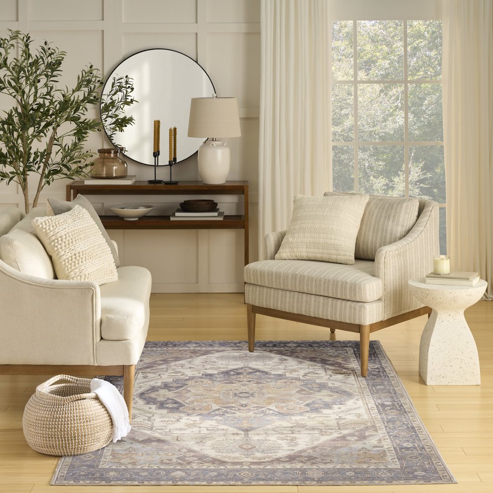 Nourison Home Vintage Washables Area Rug. Picture 9