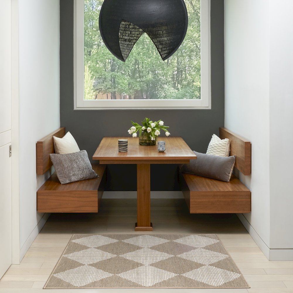 Nourison Home Washable Modern Jute Area Rug. Picture 2
