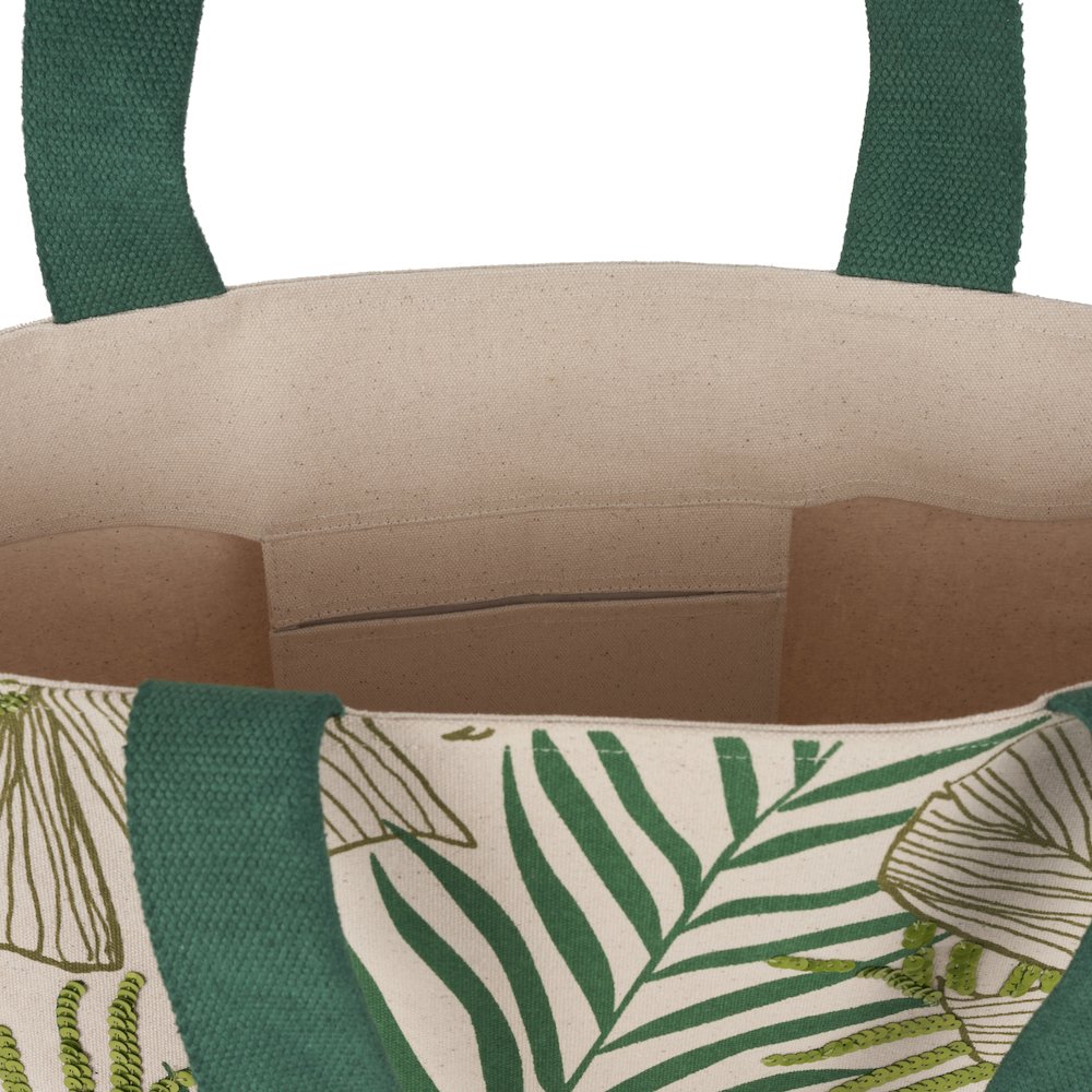 Handbags & Crossbody Palm Leaf, Green. Picture 6