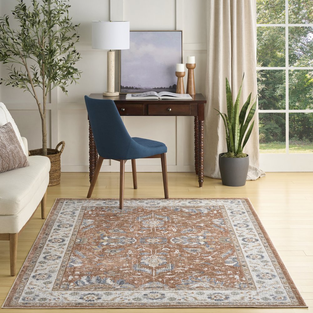 Nourison Home Astra Machine Washable Area Rug. Picture 9
