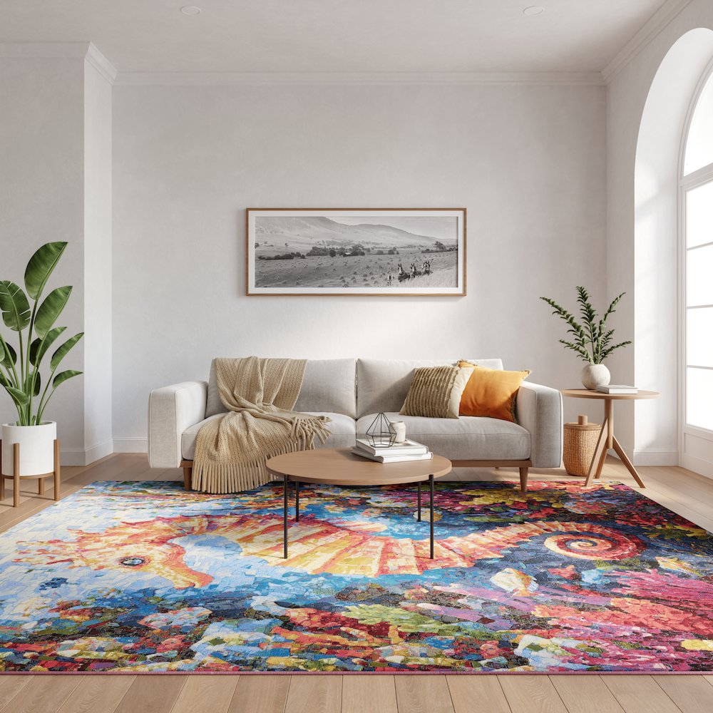 Nourison Home Color Splash Area Rug. Picture 9