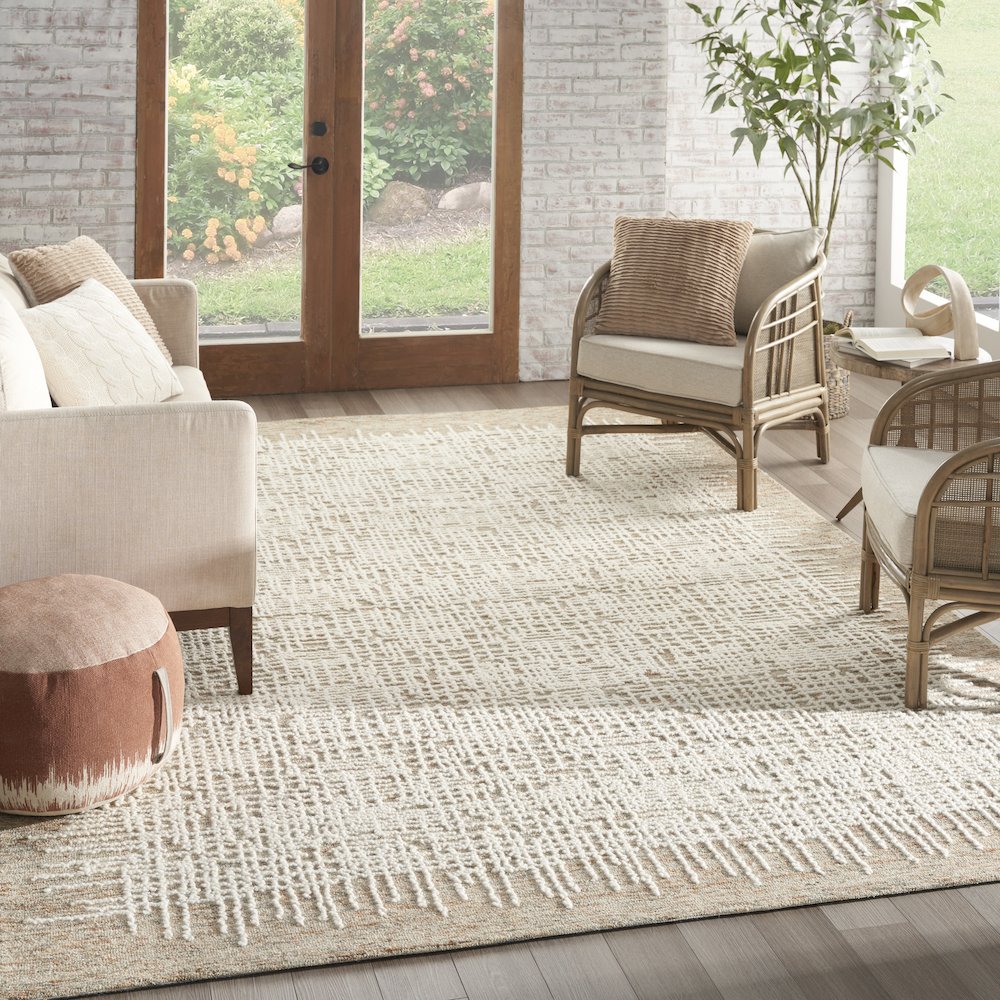 Rustic Rectangle Area Rug, 8' x 12'. Picture 10