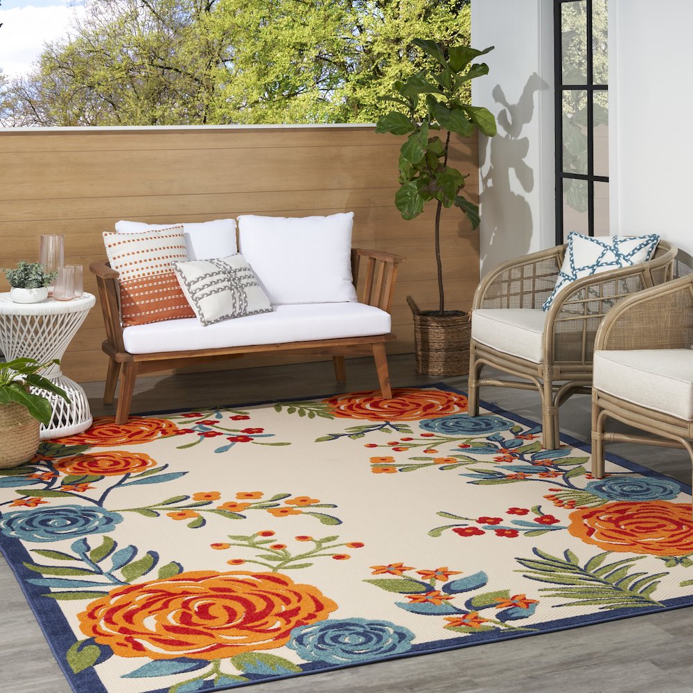 Contemporary Rectangle Area Rug, 6' x 9'. Picture 11