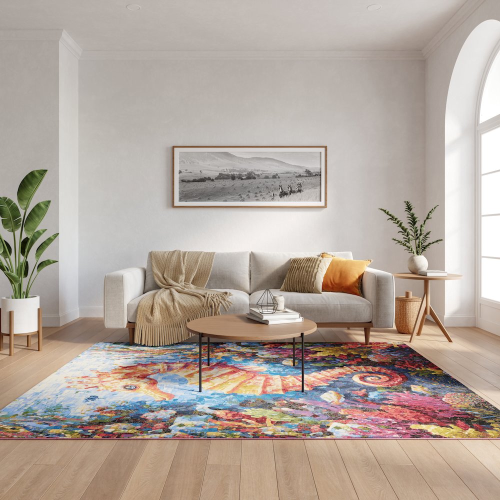Nourison Home Color Splash Area Rug. Picture 9