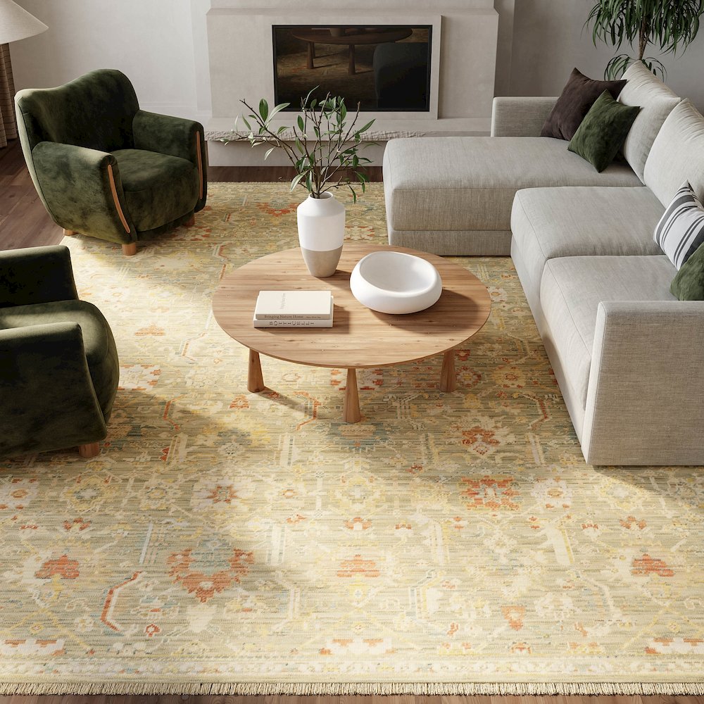 Nourison Home Antique Bloom Area Rug. Picture 9