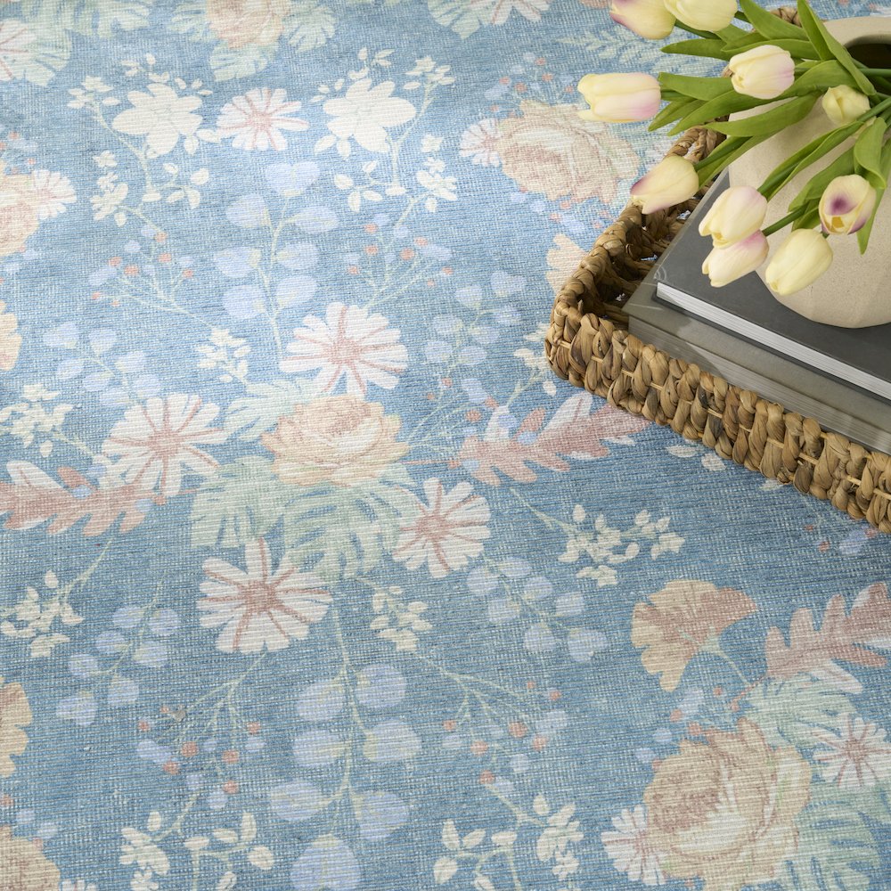 Nourison Home Botanical Washables Area Rug. Picture 8