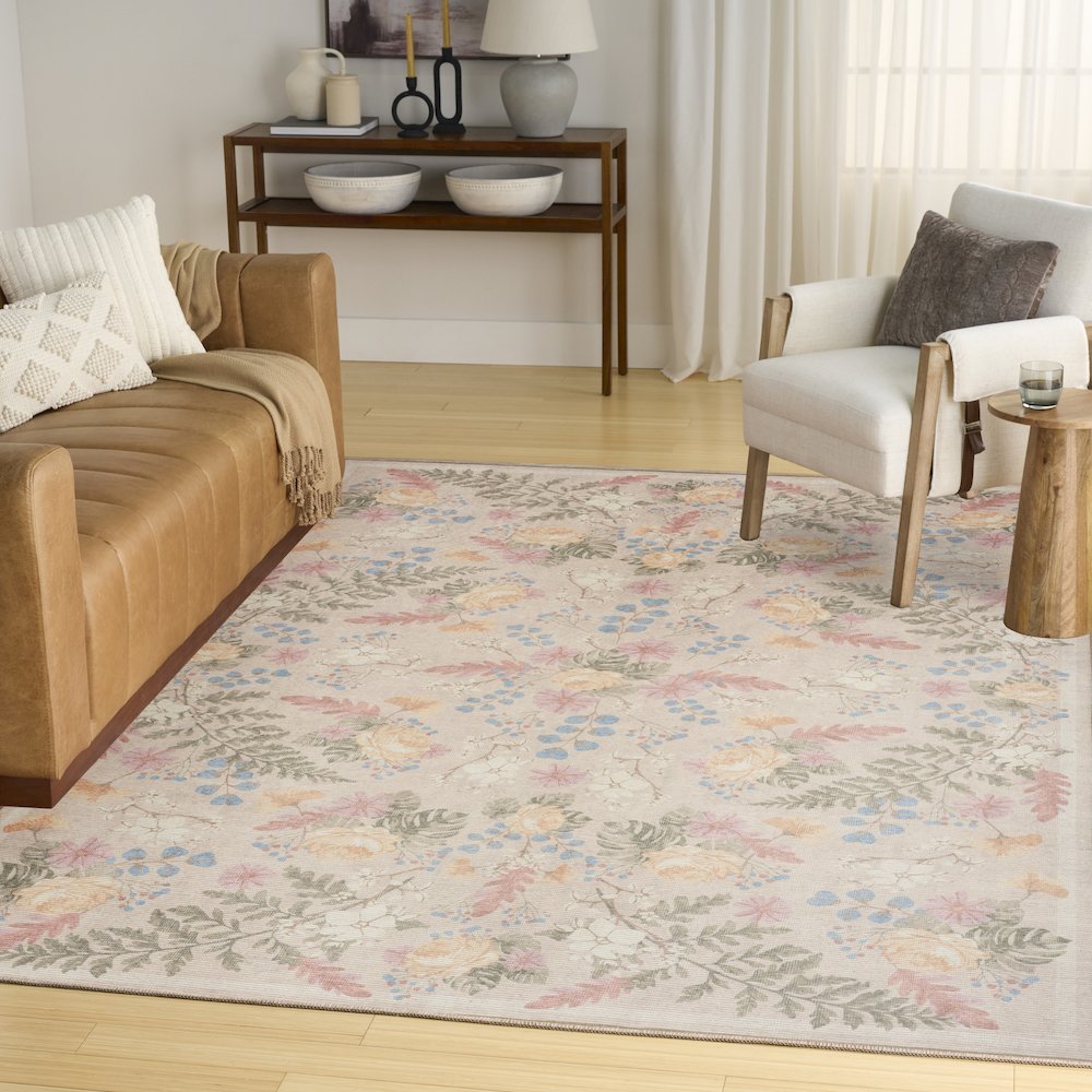 Nourison Home Botanical Washables Area Rug. Picture 2