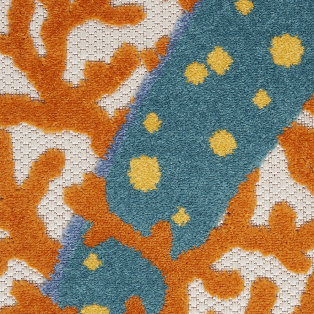 Coastal, Nautical & Beach Rectangle Area Rug, 6' x 9'. Picture 2