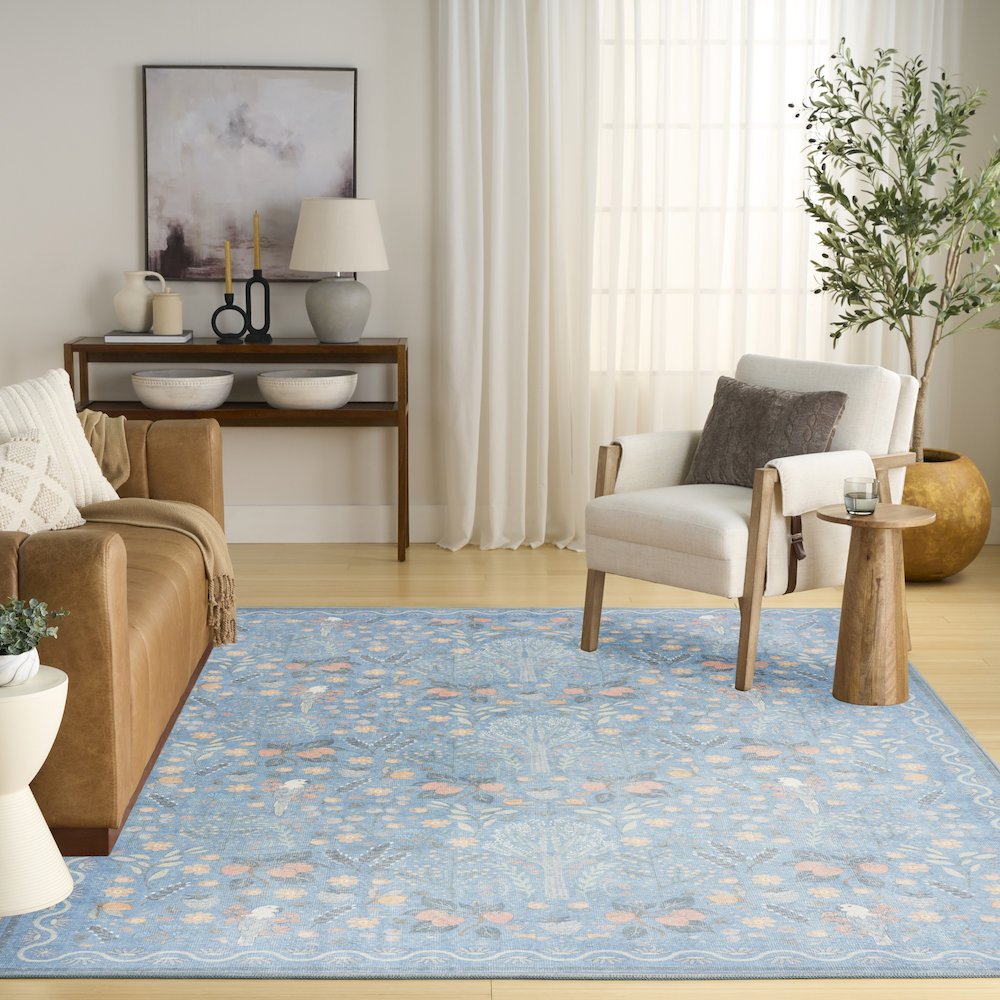 Nourison Home Botanical Washables Area Rug. Picture 9