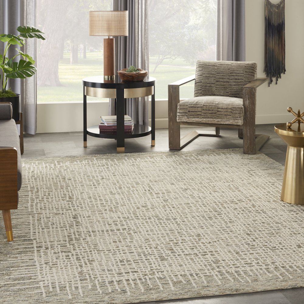 Rustic Rectangle Area Rug, 8' x 12'. Picture 10