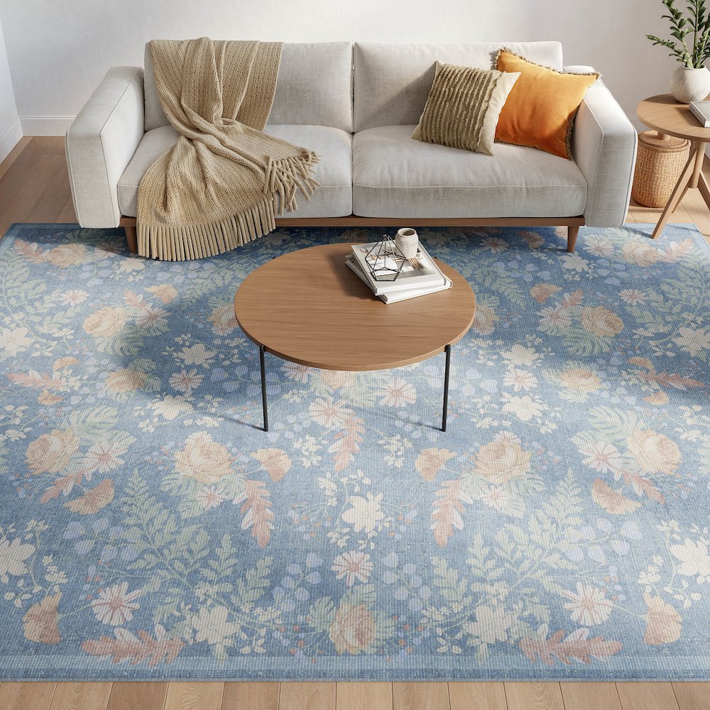 Nourison Home Botanical Washables Area Rug. Picture 9